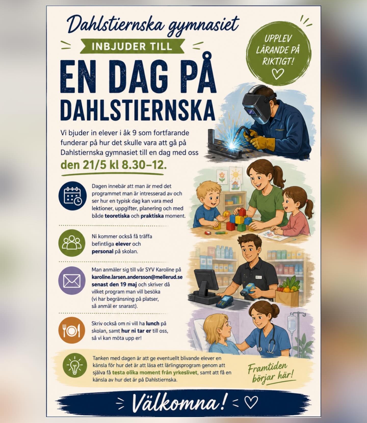 En dag på Dahlstiernska